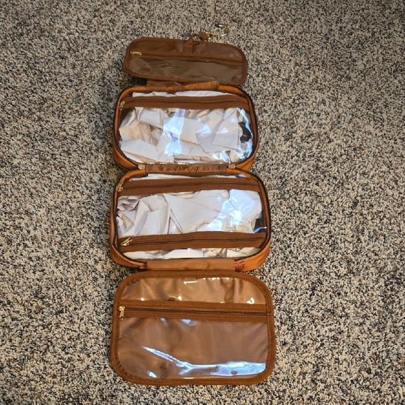 Orange & Pink Geometric Pattern Travel Bag - Picture 2 of 5